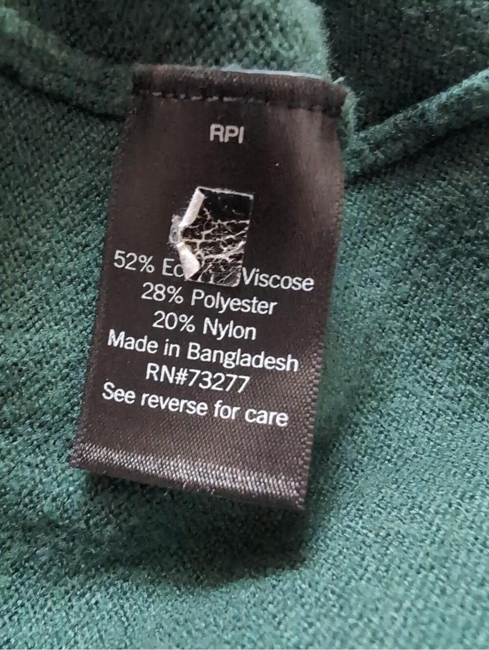 FLX Green Hooded Sweatshirt Sweater Gorpcore Women's XL Boxy (1342) - Picture 6 of 8